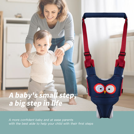 Adjustizable Baby & Toddler Walking Belt with Safety Belt  Owl Walking Trainer, Segmented Step