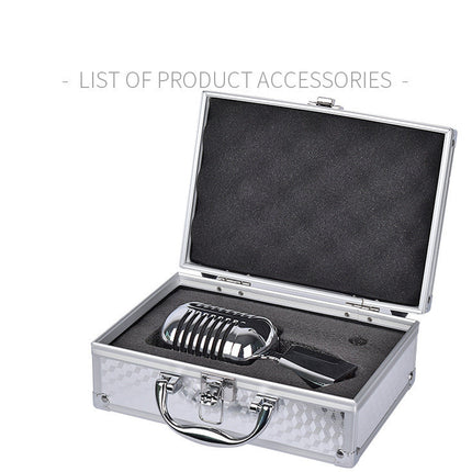 Retro Metal Home Stage Microphone On Stage