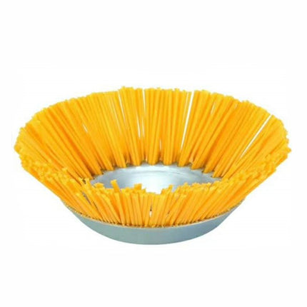 5pcs/set 8inch Nylon Wire Wheel Grass Trimmer Lawnmower Brush Cutter Head with Install Tool for Garden Backyard Lawn Sidewalk