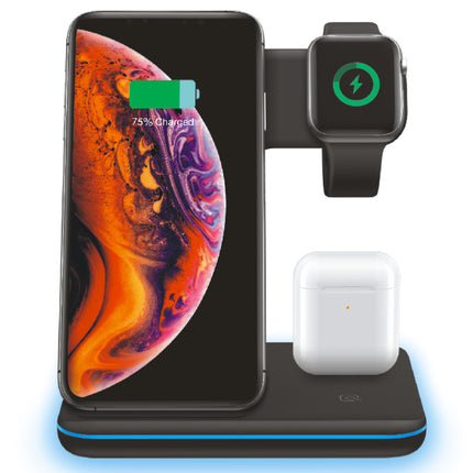 Three-in-one wireless charger