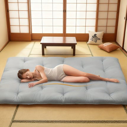 650gsm Outdoor Sleeping Pad Warm Thin Mattress, Japanese Tatami Soft Mattress, Thickened Filling