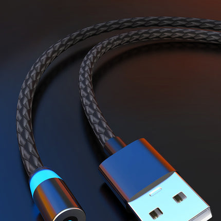 Compatible with Apple , Magnetic Data Cable Breathing Light Magnetic Mobile Phone Charging Cable
