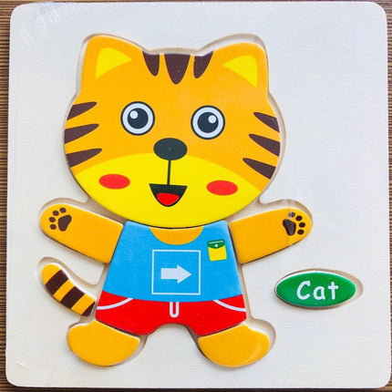 Wooden 3D puzzle