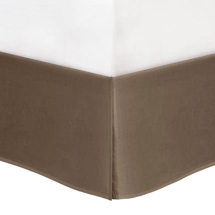 Set of Seven Brown King Ring Stitch Polyester Sham And Comforter