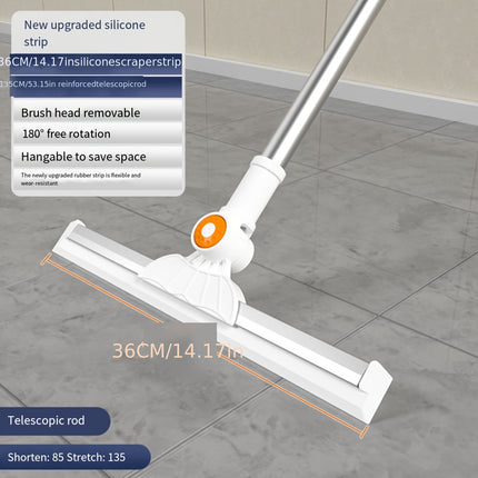 Magic Whale Tail Silicone Scraper - Extendable, Reusable, Brushless Cleaning Tool
