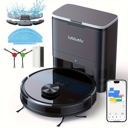 Lubluelu SL60 Plus Robot Vacuum Self Emptying, Hands-free Up to 60 Days, 4000pa Robot Vacuum