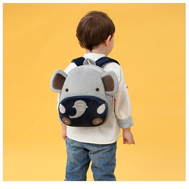 Adorable Elephant Plush Backpack for Youngsters