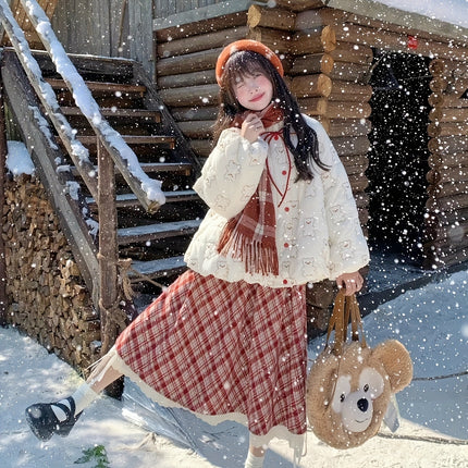 Skirt for Women, Perfect for Sweet Autumn And Winter Outfits During The Christmas Season And New Year.