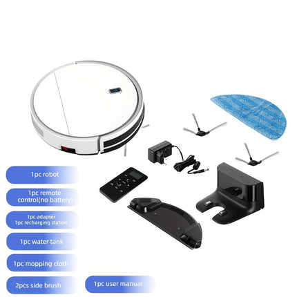 Vacuum/Mop/Sweep Robot Vacuum Cleaner Remote/App/Button Control, 2500pa Suction Power