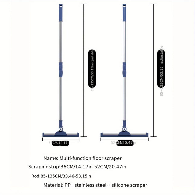 Magic Whale Tail Silicone Scraper - Extendable, Reusable, Brushless Cleaning Tool