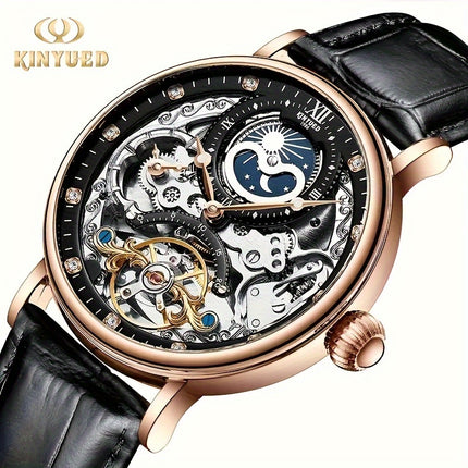 Men'S Watch With Two Time Displays, A Fashionable Timepiece And An Ideal Gift Choice, Without Battery