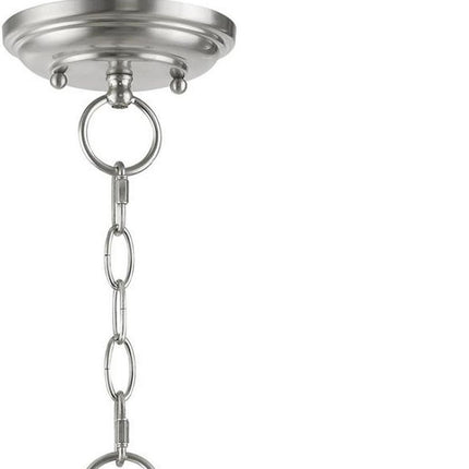 Three Light Dimmable Chandelier With Shades