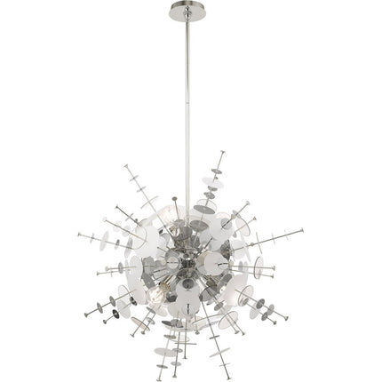 Six Light Dimmable Chandelier With Shades