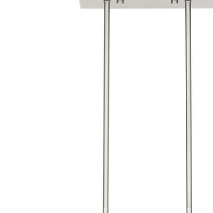 Three Light Dimmable Chandelier With Shades
