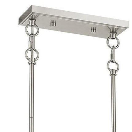 Ten Light Dimmable Chandelier With Shades