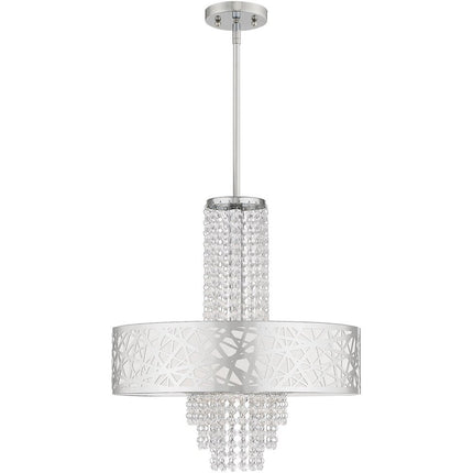 Four Light Dimmable Chandelier With Shades