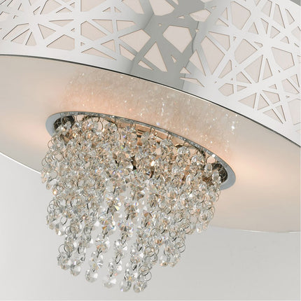 Four Light Dimmable Chandelier With Shades