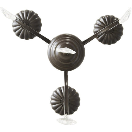 Three Light Dimmable Chandelier With Shades