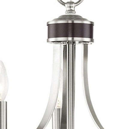 Three Light Dimmable Chandelier With Shades