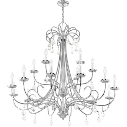 Multi Light Dimmable Chandelier With Shades