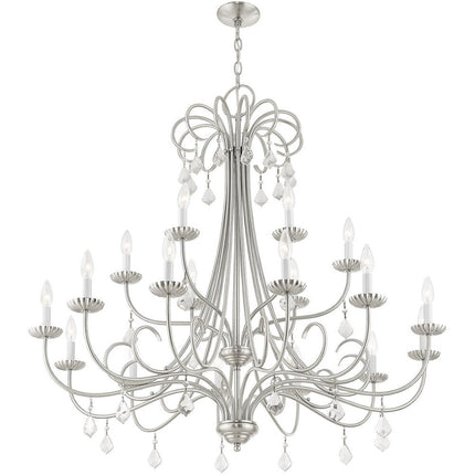 Multi Light Dimmable Chandelier With Shades