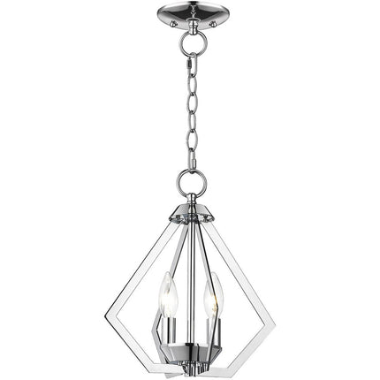 Two Light Dimmable Chandelier With Shades