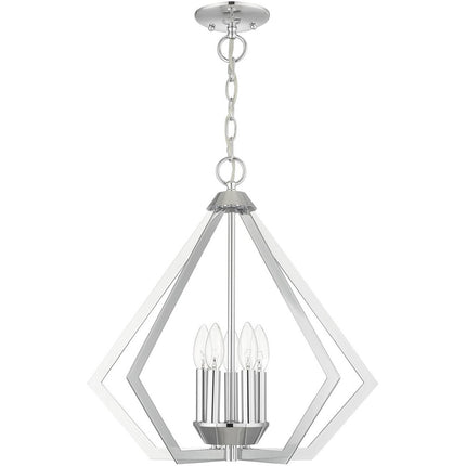 Five Light Dimmable Chandelier With Shades