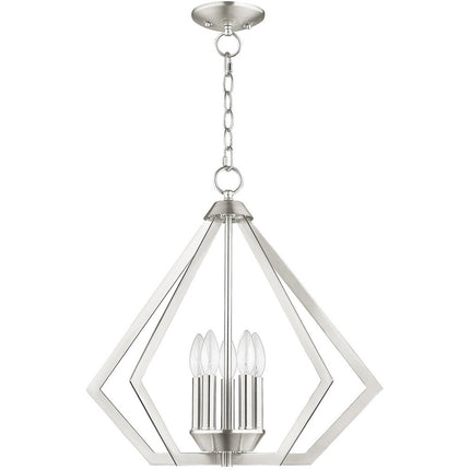 Five Light Dimmable Chandelier With Shades