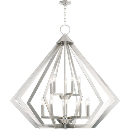 Multi Light Dimmable Chandelier With Shades