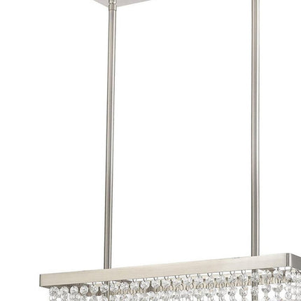 Three Light Dimmable Chandelier With Shades