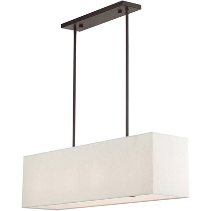 Four Light Dimmable Chandelier With Shades