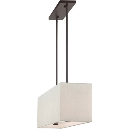 Four Light Dimmable Chandelier With Shades