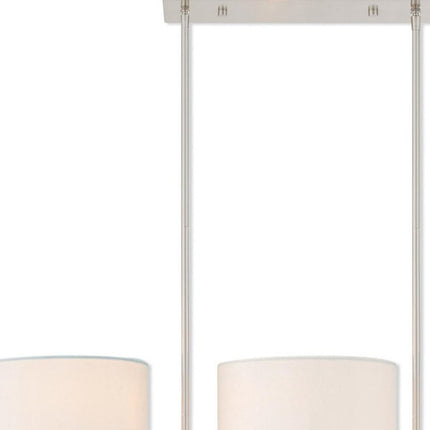 Three Light Dimmable Chandelier With Shades