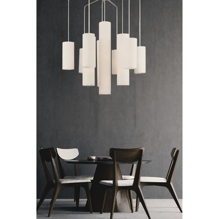Multi Light Dimmable Chandelier With Shades