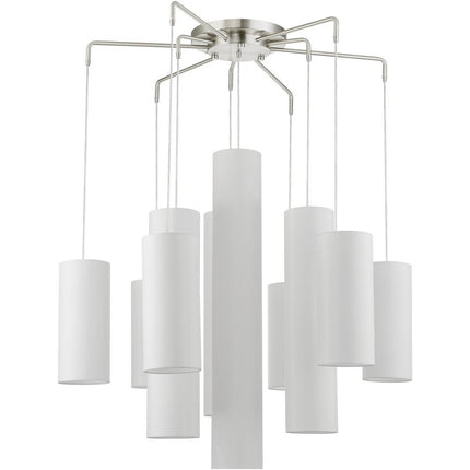 Multi Light Dimmable Chandelier With Shades
