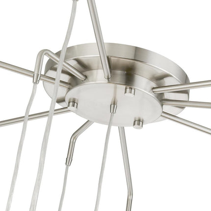 Multi Light Dimmable Chandelier With Shades
