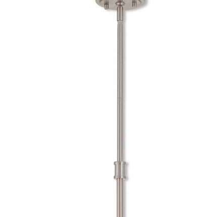 Five Light Dimmable Chandelier With Shades