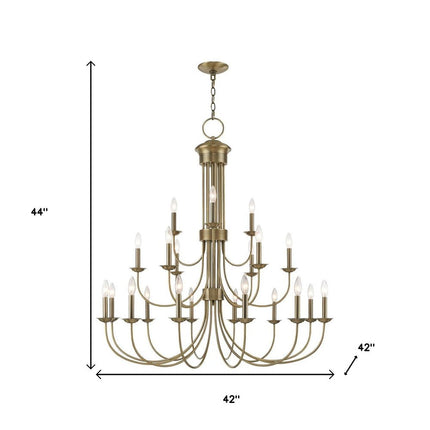 Multi Light Dimmable Chandelier With Shades