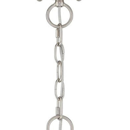 Three Light Dimmable Chandelier With Shades