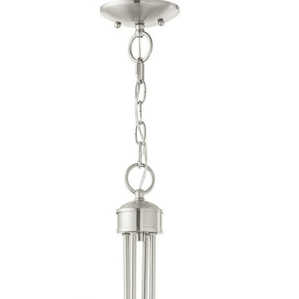 Four Light Dimmable Chandelier With Shades