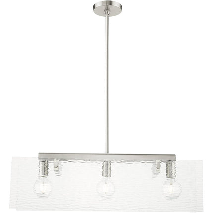 Three Light Dimmable Chandelier With Shades