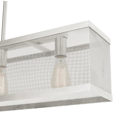 Three Light Dimmable Chandelier With Shades