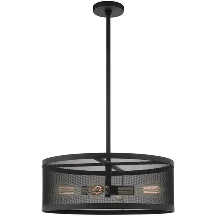 Four Light Dimmable Chandelier With Shades
