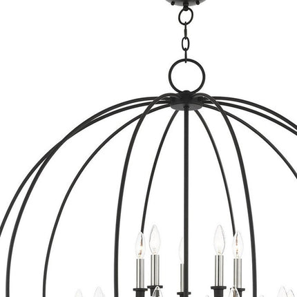 Multi Light Dimmable Chandelier With Shades