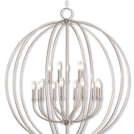Multi Light Dimmable Chandelier With Shades