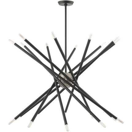 Multi Light Dimmable Chandelier With Shades