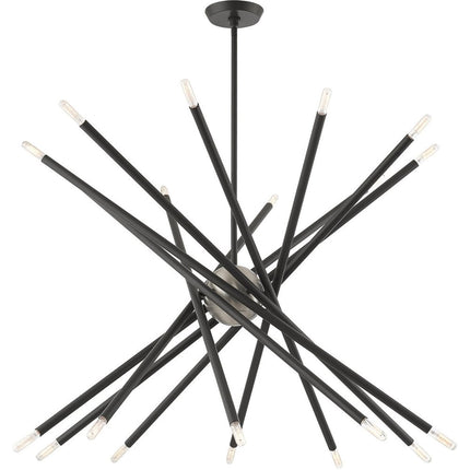 Multi Light Dimmable Chandelier With Shades
