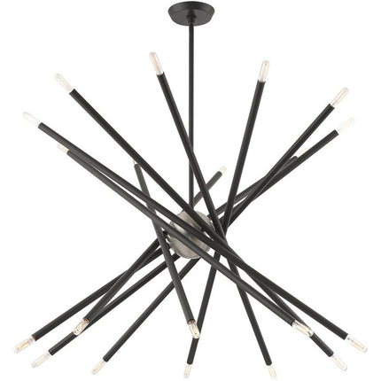 Multi Light Dimmable Chandelier With Shades