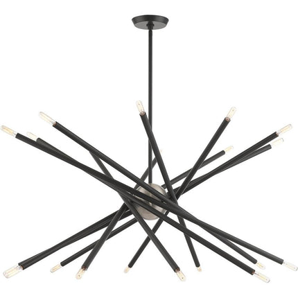 Multi Light Dimmable Chandelier With Shades