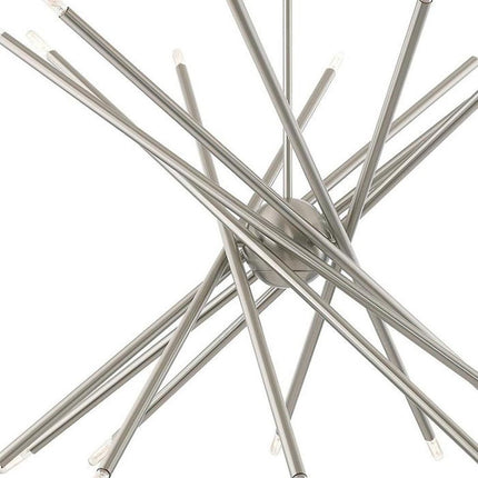 Multi Light Dimmable Chandelier With Shades